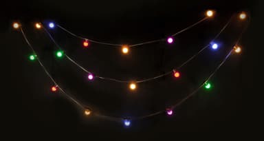 10 metrin LED valonauha, monivärinen