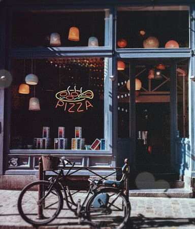 Neonkyltti 70cm ""Pizza""