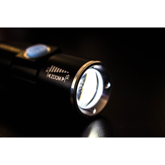 LED Taskulamppu 400 Lumen, ladattava USB:n kautta