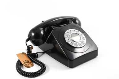GPO 746 Retro näppäinpuhelin, Musta
