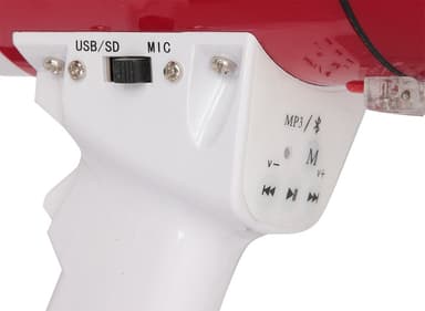 Megafoni 50W USB:llä ja SD-kortinlukijalla