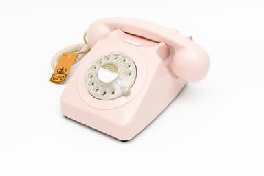 GPO 746 Retro puhelin pyöritettävällä numerolevyllä - Pinkki