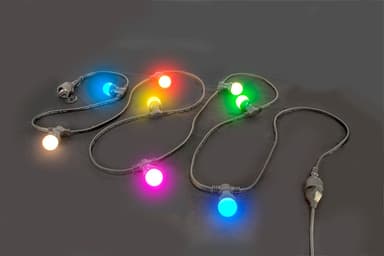 10 metrin LED valonauha, monivärinen