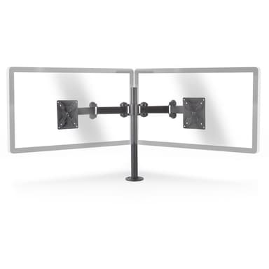 Ergonominen monitorikiinnike 2 näytölle 14""-24"".