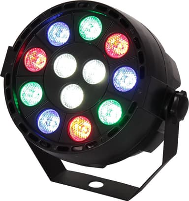 Ibiza LED PAR lamppu 12 x 1W RGBW