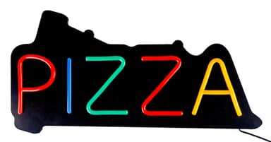Neonkyltti 60 cm ""Pizza""