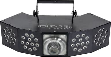 Ibiza Starwash 3-in-1 valoefektit DMX:llä