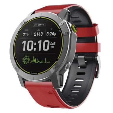 Twin Sport Rannekoru Garmin Fenix 7X - Punamusta