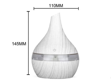 Ilmankostutin värikkäällä valolla 300 ml White / Gold