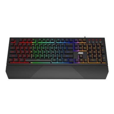 AOC Gaming Keyboard GK200 RGB LED-valo, QWERTY, Musta, Langallinen, USB, Mekaaniset tunnenäppäimet