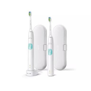 Philips Sähköhammasharja HX6807/35 Sonicare ProtectiveClean 4300 Ladattava, Aikuisille, Mukana olevien harjaspäiden määrä 2, Hampaiden harjaustilojen määrä 2, Valkoinen/Minttu