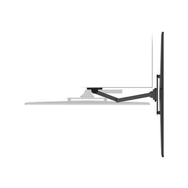Vogels Seinäteline, MA2040-A1, 19-40 ", Täysi liike, Suurin paino (kapasiteetti) 15 kg, VESA 100x100, 100x200, 200x100, 200x200 mm, musta
