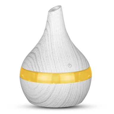 Ilmankostutin värikkäällä valolla 300 ml White / Gold
