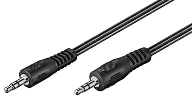 Goobay AUX-ääniliitäntäkaapeli  3,5 mm stereo  lättäkaapeli