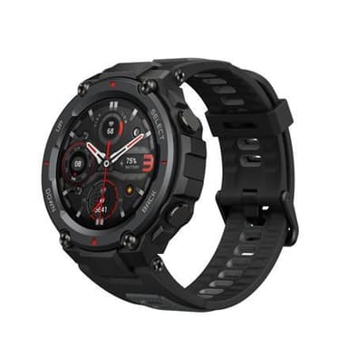 Amazfit T-Rex Pro Älykello, GPS (satelliitti), AMOLED-näyttö, Kosketusnäyttö, Sykemittari, Aktiivisuudenvalvonta 24/7, Vedenpitävä, Bluetooth, Meteoriittimusta