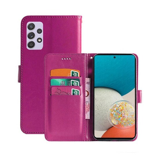 Lompakkokotelo 3-kortti Samsung Galaxy A53 5G  - pinkki