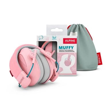 Alpine Muffy Mk2, kuulonsuojaimet lapsille - vaaleanpunainen