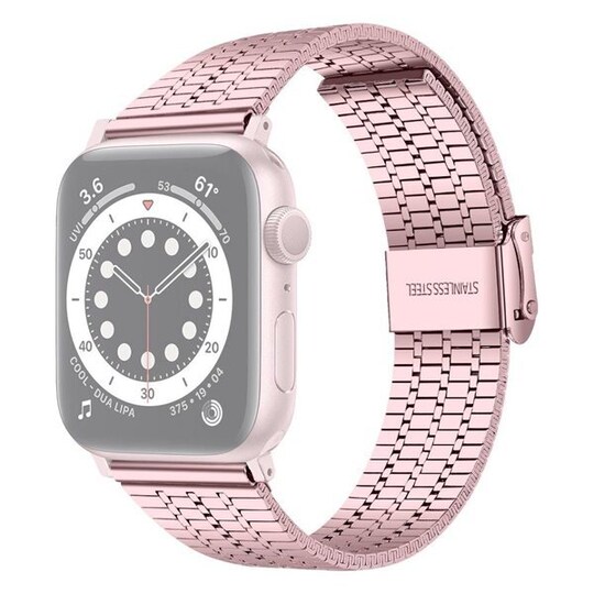 Ranneke kaksoislukolla mallille Apple Watch 38 mm - Pinkki