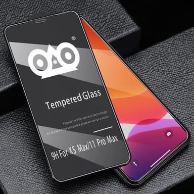 9H temperoitu näytönsuoja iPhone XS Max