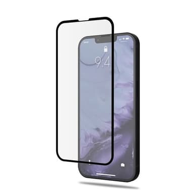 Temperoitu näytönsuoja mustalla kehyksellä iPhone 13 mini
