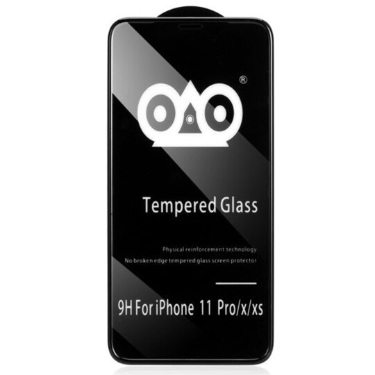 9H temperoitu näytönsuoja iPhone X / XS
