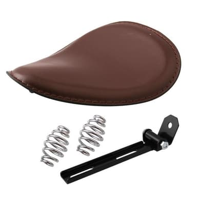 Moottoripyörän satula jousilla