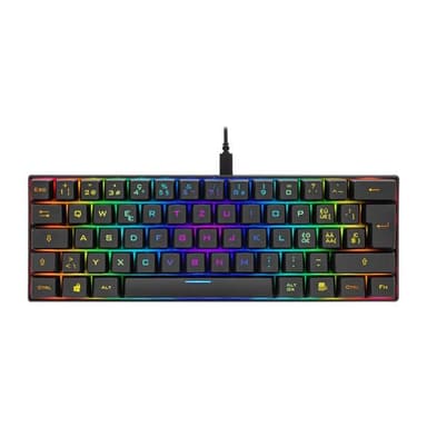 Deltaco Gaming 60% Mekaaninen Näppäimistö RGB sveitsiläinen