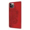 SKALO iPhone 13 Pro Max Mandala lompakkokotelo - Punainen