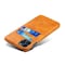 SKALO iPhone 13 Pro Max PU-nahkainen Korttikotelo - Vaaleanruskea