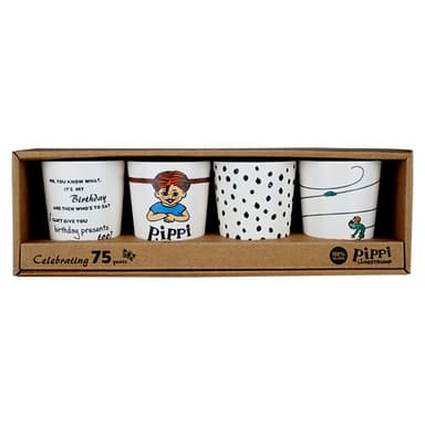 Pippi Longstocking - 100% Melamine Tableware 4 Tumbler Set