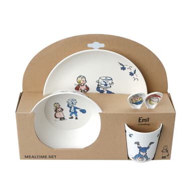 Emil Lönneberg - 100% Melamine 5 pcs package (plate, bowl, tumbler, 2 spoons)