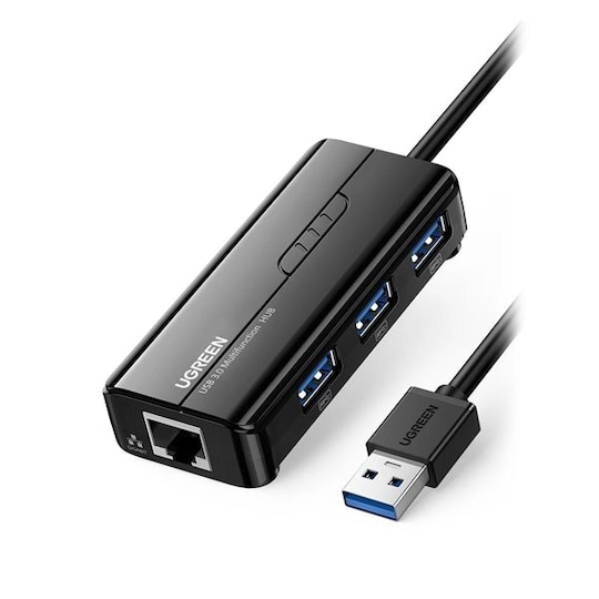 USB-Hubi Ethernet-portilla
