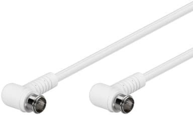 Goobay Kulmainen SAT -antennikaapeli (80 dB), 2x suojattu