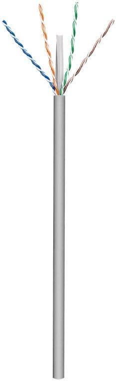 Goobay CAT 6 verkkokaapeli, U/UTP, harmaa