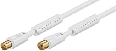 Goobay Antennikaapeli ferriitillä (80 dB), 2x suojattu