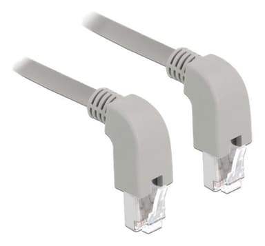 Delock -verkkokaapeli RJ45 Cat.5e SF / UTP alaspäin / alaspäin kulma 1 m