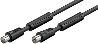 Goobay Antennikaapeli ferriitillä (80 dB), 2x suojattu