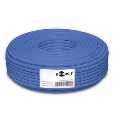 Goobay CAT 6a verkkokaapeli, U/UTP, sininen