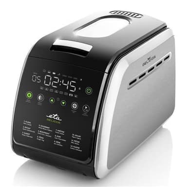 ETA Leipäkone Delicca II ETA714990030 Teho 850 W, Ohjelmien määrä 12, Näyttö Kyllä, Musta/Ruostumaton teräs