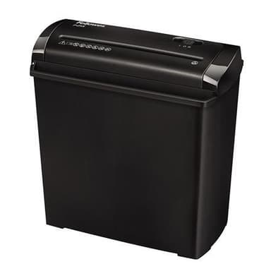 Fellowes Silppuri P-25S Musta, 11 L, Paperin murskaus, Paperinkäsittely vakio/tulostus 7 mm: n nauhat, suojaustaso P-2, Perinteinen