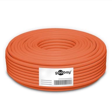 CAT 7A nätverkskabel, S/FTP (PiMF), orange