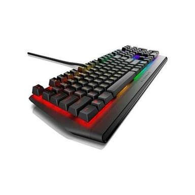 Dell Alienware RGB AW410K mekaaninen pelinäppäimistö, RGB -LED -valo, QWERTY US International, langallinen, kuun pimeä puoli, CHERRY MX Brown, numeronäppäimistö
