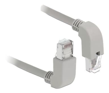Delock -verkkokaapeli RJ45 Cat.5e SF / UTP ylös / alas kulmassa 0,5