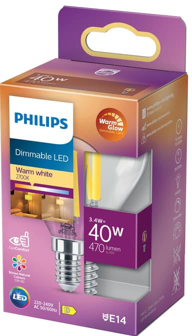 Philips Lustre LED lamppu 3 W E14