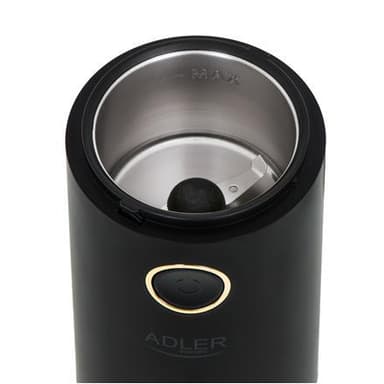 Adler kahvimylly AD 4446bg 150 W, kahvipapujen kapasiteetti 75 g, musta