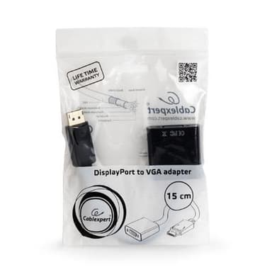 Gembird -sovitinkaapeli VGA, DisplayPort