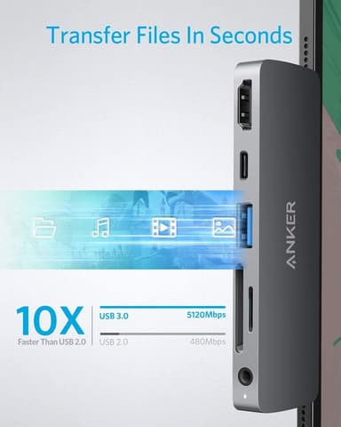 Anker PowerExpand 6-in-1 USB-C hubi