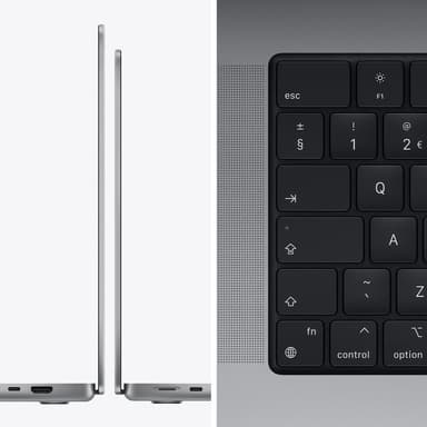 MacBook Pro 16 M1 Pro 2021 CTO/32/1000 GB (tähtiharmaa)