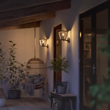 Philips Hue Inara W ulkoseinälyhty musta