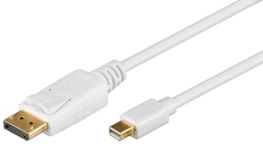 Goobay Mini DisplayPort -sovitinkaapeli 1.2, kullattu